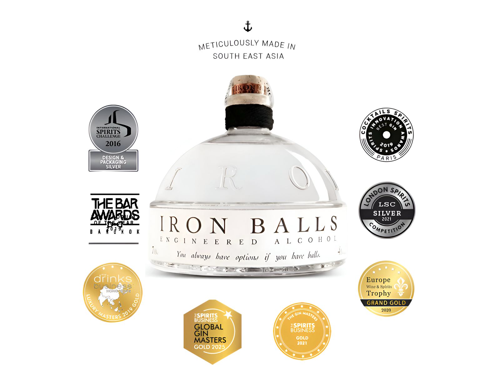Iron Balls Premium Gin Made in South East Asia – IRON BALLS